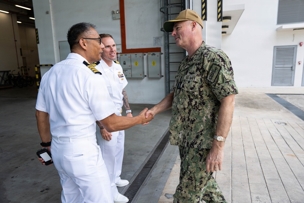 U.S. Navy Commander, Navy Installations Command, Visits Ship Repair Facility Detachment Singapore, Jan. 23, 2026