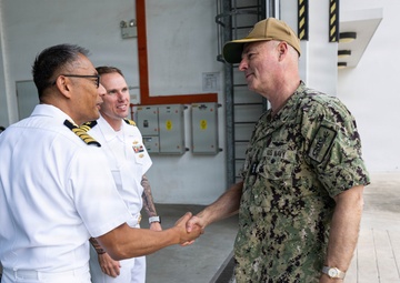 U.S. Navy Commander, Navy Installations Command, Visits Ship Repair Facility Detachment Singapore, Jan. 23, 2026