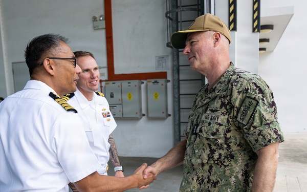 U.S. Navy Commander, Navy Installations Command, Visits Ship Repair Facility Detachment Singapore, Jan. 23, 2026