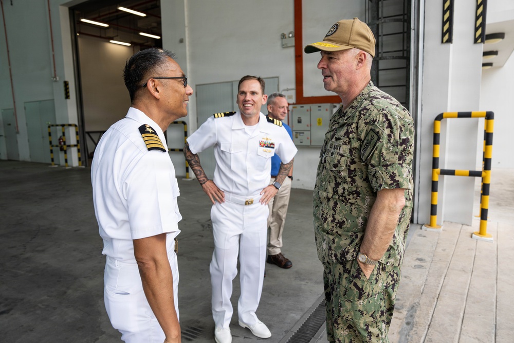 U.S. Navy Commander, Navy Installations Command, Visits Ship Repair Facility Detachment Singapore, Jan. 23, 2026