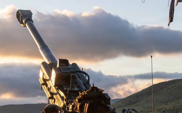 11th MEU Marines Conduct Artillery Live-Fire Training