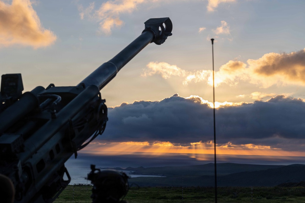 11th MEU Marines Conduct Artillery Live-Fire Training