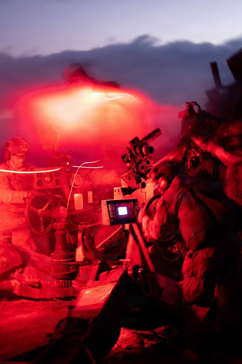 11th MEU Marines Conduct Artillery Live-Fire Training