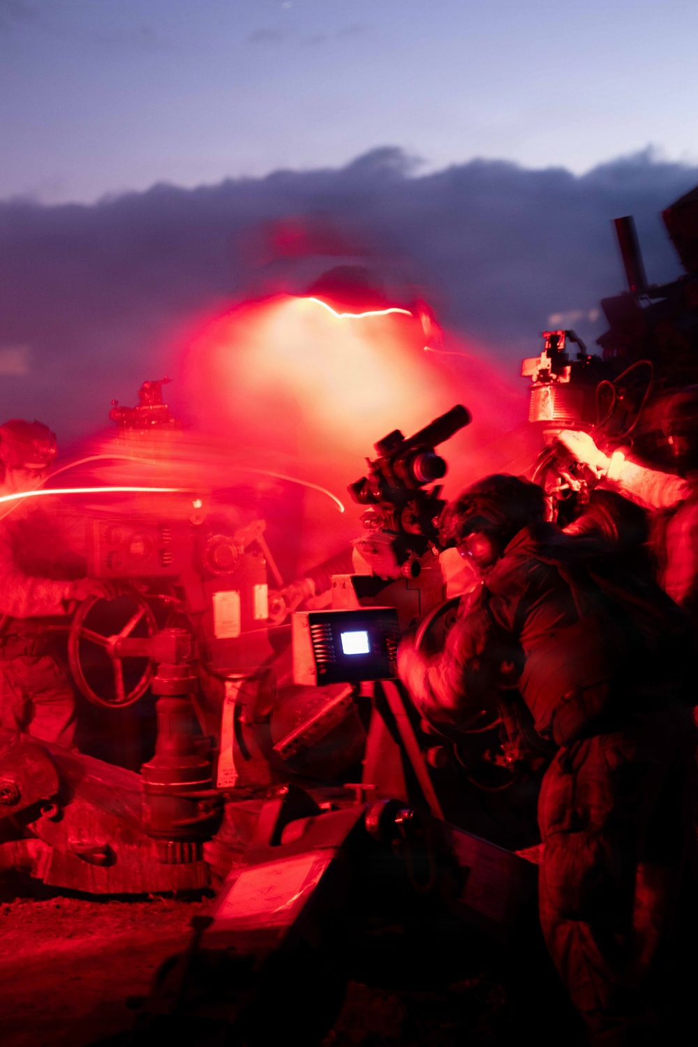 11th MEU Marines Conduct Artillery Live-Fire Training