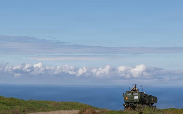 11th MEU Marines Utilize a High Mobility Artillery Rocket System