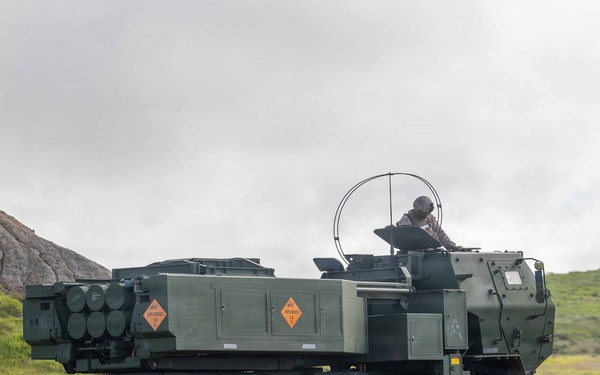 11th MEU Marines Utilize a High Mobility Artillery Rocket System