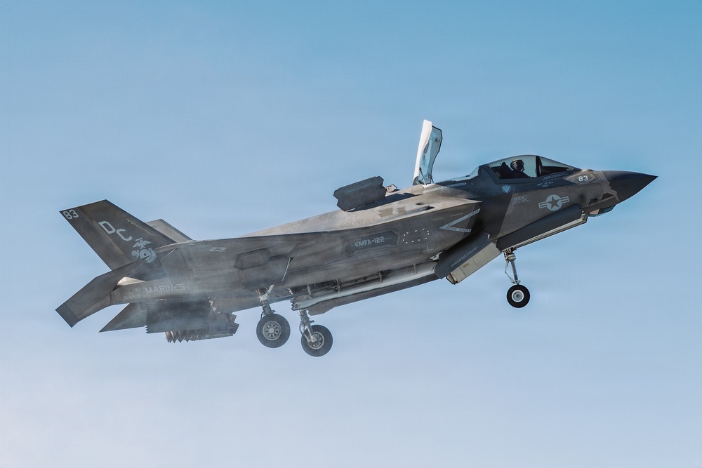 11th MEU Marines, Sailors Conduct F-35B Flight Deck Operations