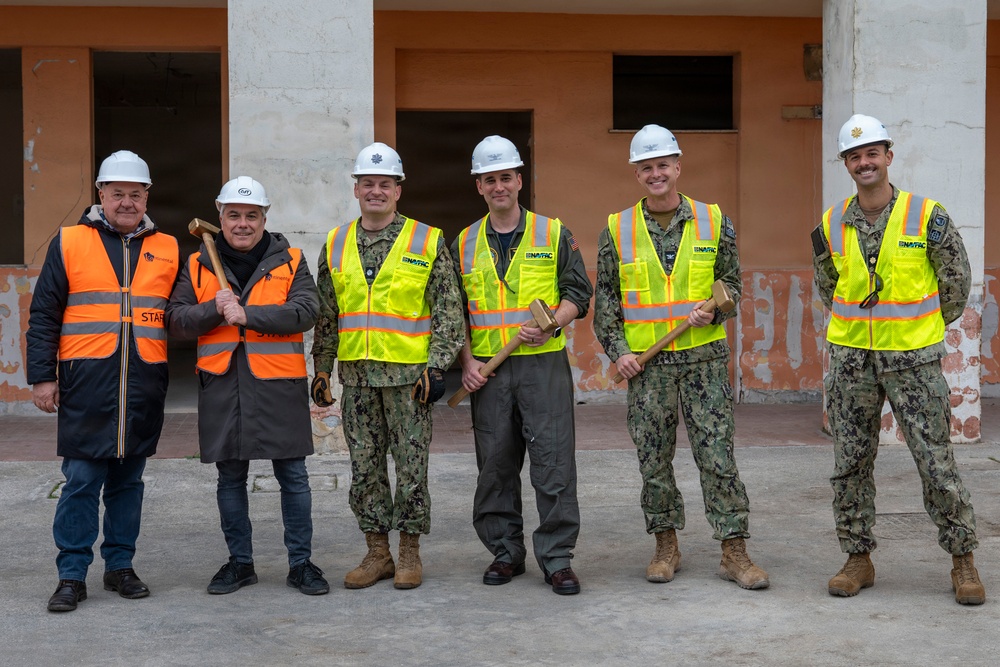 NSA Naples Begins Demolition of Building 443