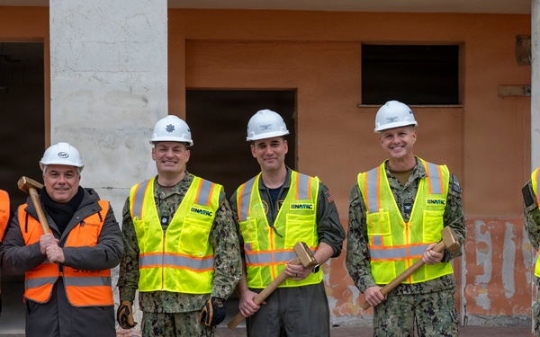 NSA Naples Begins Demolition of Building 443