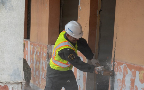 NSA Naples Begins Demolition of Building 443