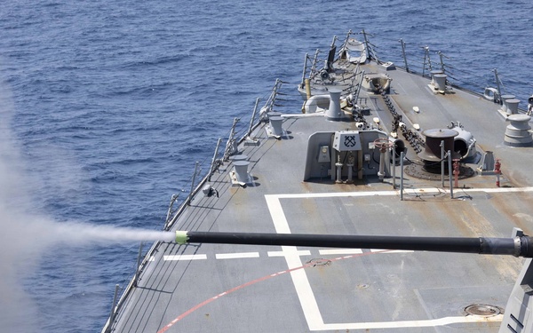 Spruance conducts routine operations