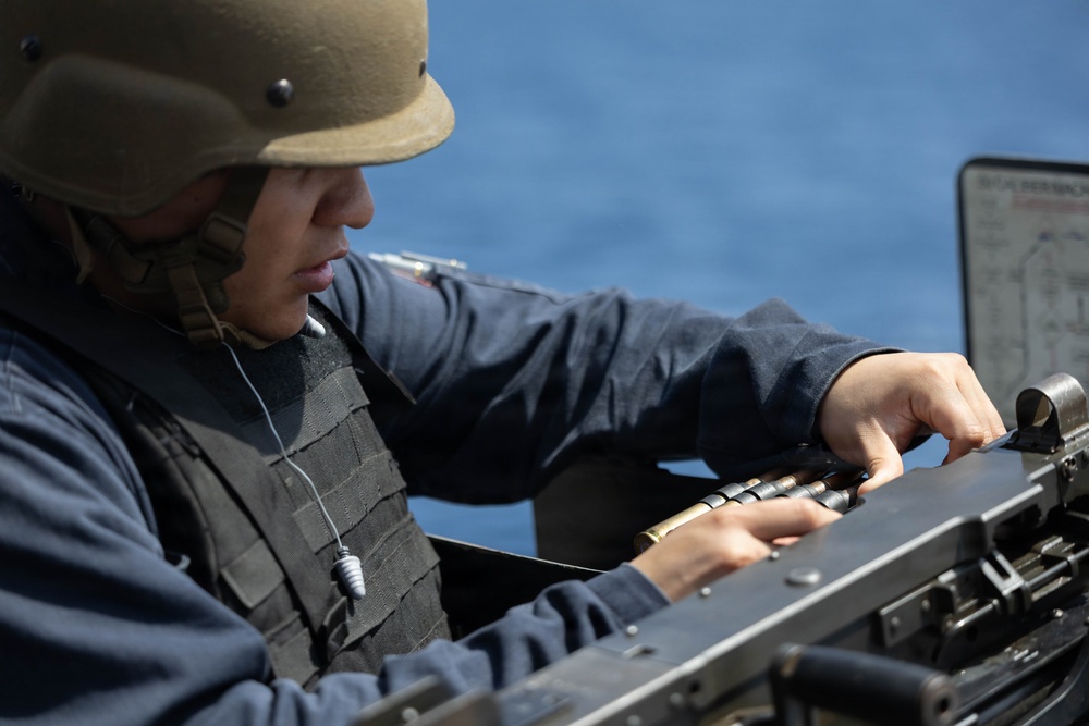 Spruance conducts routine operations