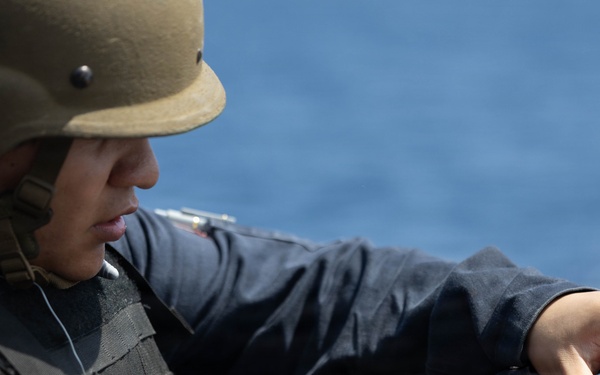 Spruance conducts routine operations