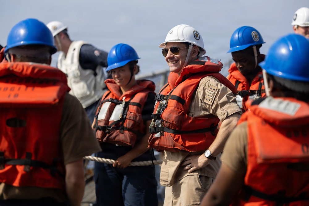 Spruance conducts routine operations