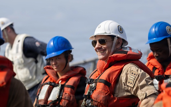 Spruance conducts routine operations