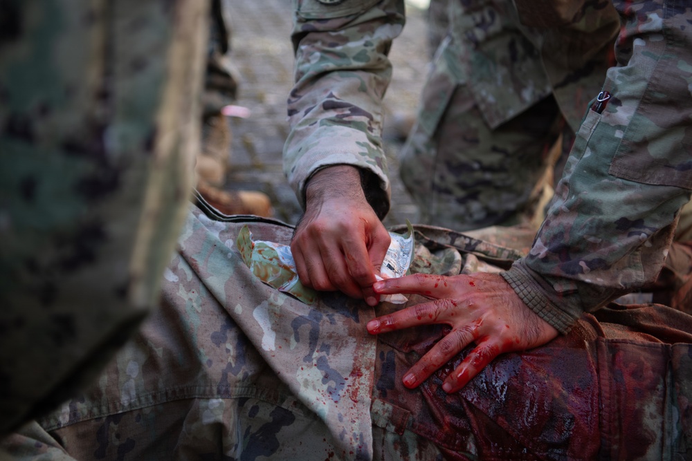 86th Medical Group, sister services join together in large scale mass casualty training exercise