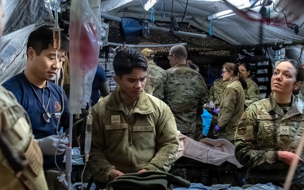 86th Medical Group, sister services join together in large scale mass casualty training exercise