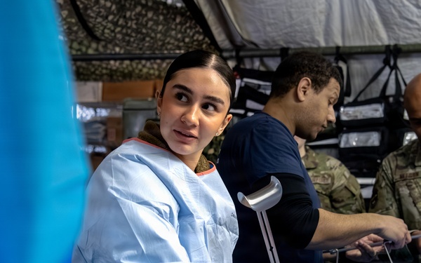 86th Medical Group, sister services join together in large scale mass casualty training exercise