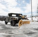 Maryland Army National Guard Humvee Plows Snow During Operation Blur