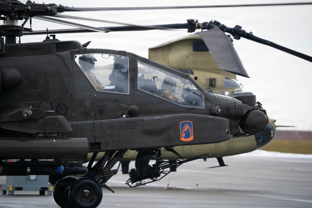 Apache pilot completes final flight in Germany after 21-year career
