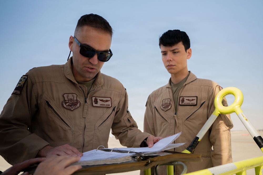 Aerial Refueling Fighting Falcons