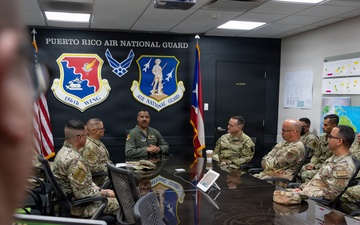 CMSgt. Moore, ANG Command Chief visits 156th Wing