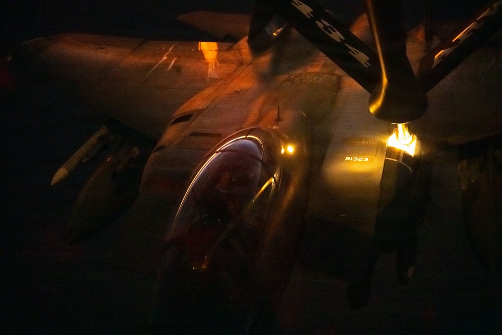 Aerial Refueling Strike Eagles