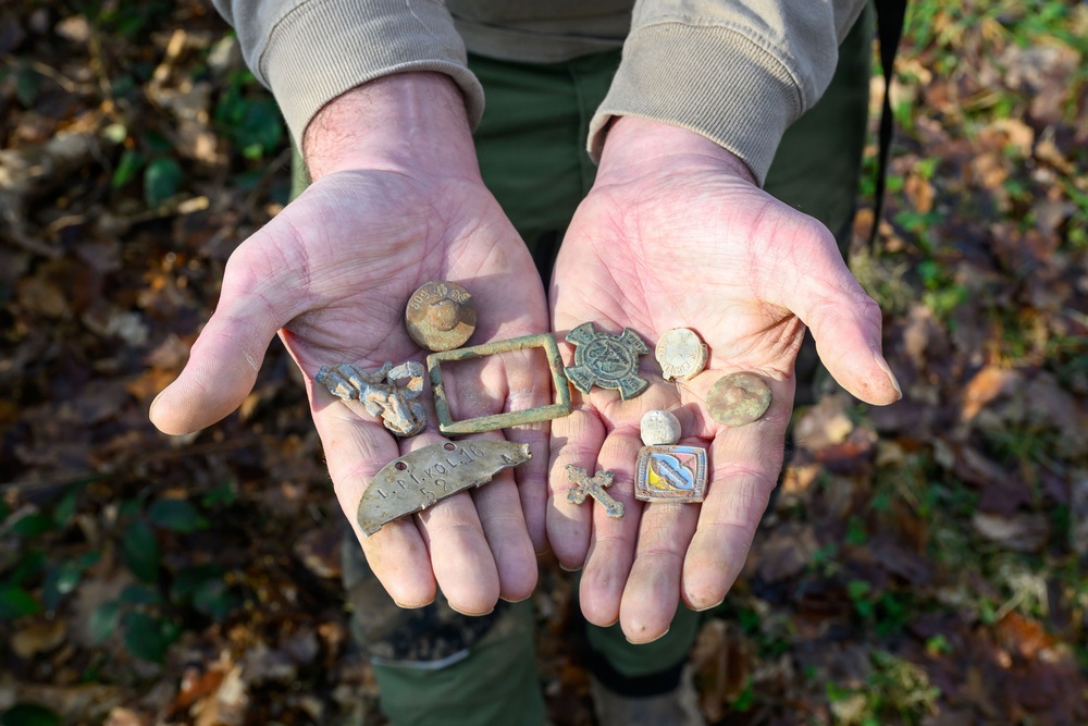 U.S. Forces Metal Detecting in Germany: Finding a Lost Pioneer