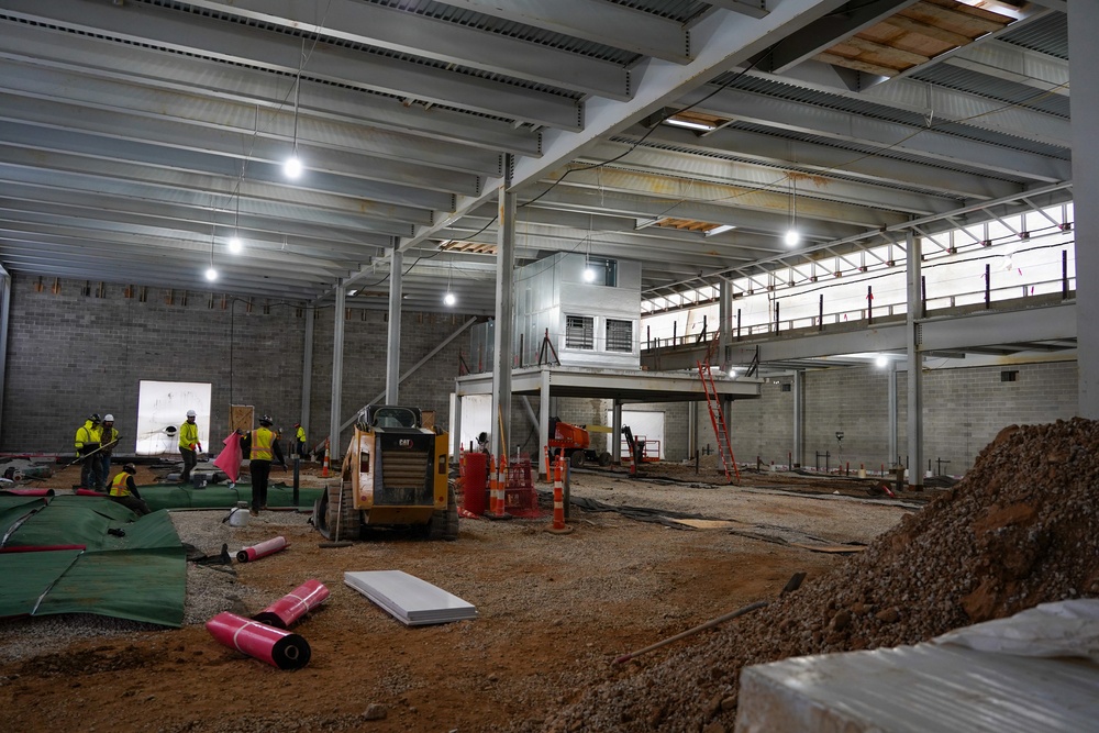 Construction continues on the Louisville Medical Center Jan. 14, 2026