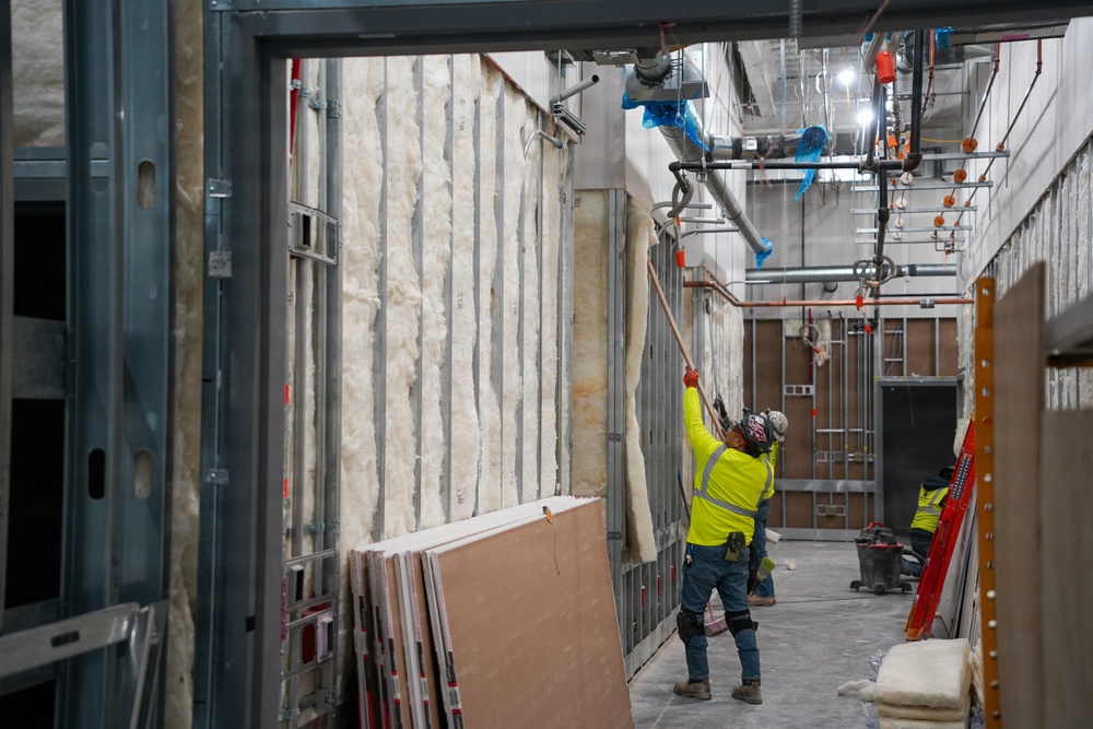 Construction continues on the Louisville Medical Center Jan. 14, 2026