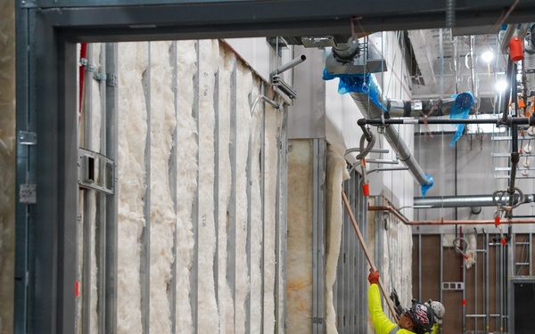 Construction continues on the Louisville Medical Center Jan. 14, 2026