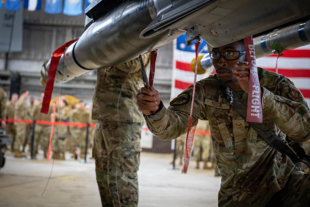 480th FGS Airmen demonstrate teamwork during quarterly load competition