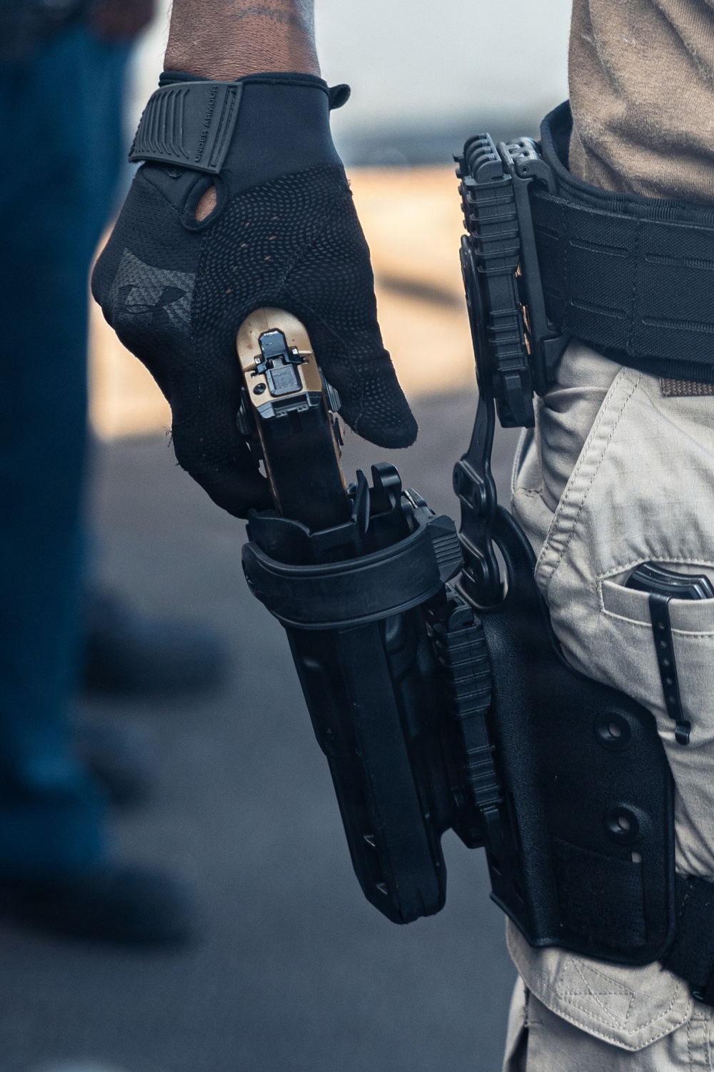 USS Bainbridge Conducts Small Arms Familiarization