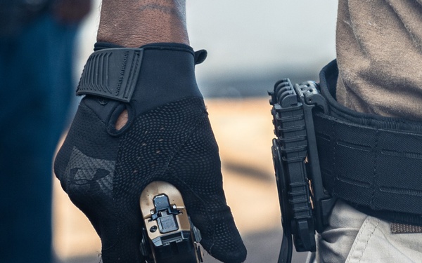 USS Bainbridge Conducts Small Arms Familiarization