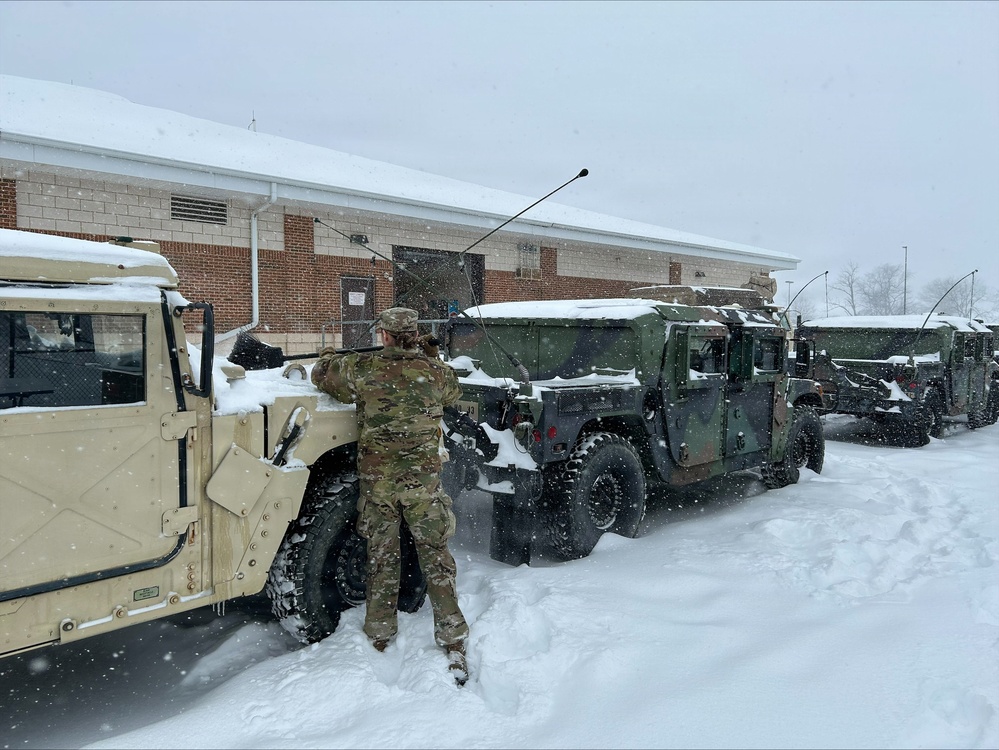 Pa. National Guard response to Winter Storm Fern