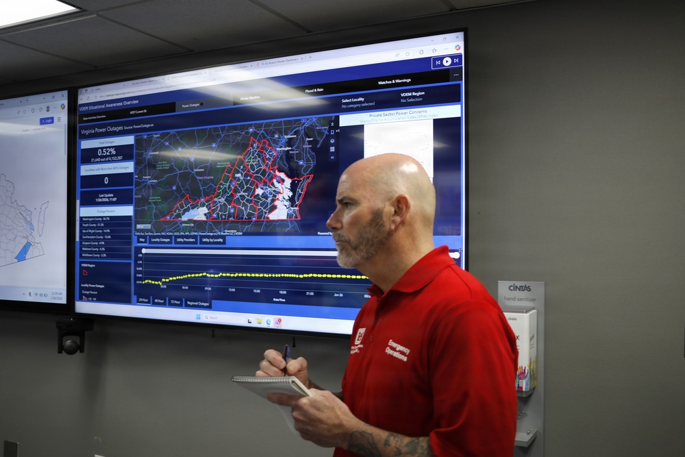 USACE Meets with FEMA and VDEM officials to discuss coordinating efforts for winter storm prep