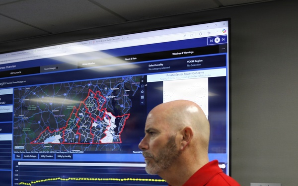 USACE Meets with FEMA and VDEM officials to discuss coordinating efforts for winter storm prep