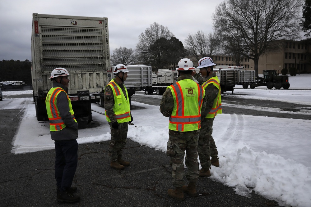 USACE conducts site-visit of staged generators in response to Winter Storm Fern