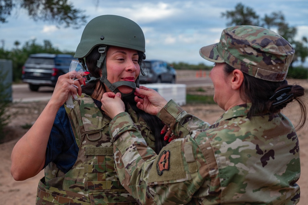 Honorary Commanders Experience Life on the Line During HCC Overnight