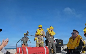 732nd Airlift Squadron water survival training