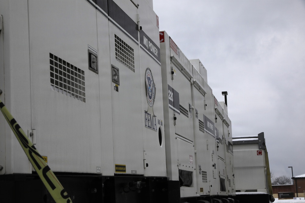 USACE conducts site-visit of staged generators in response to Winter Storm Fern