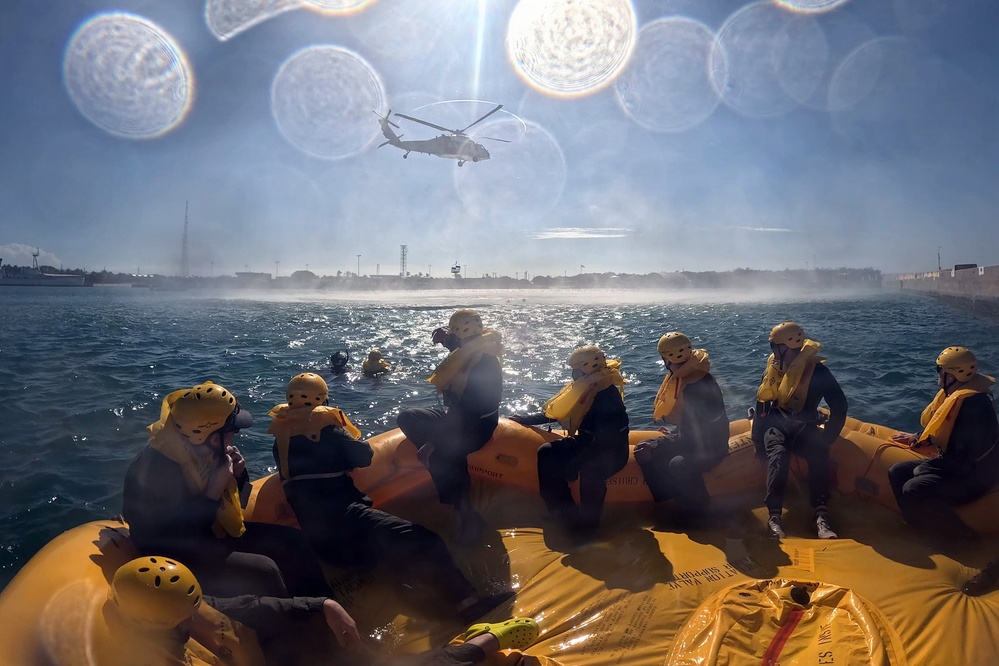 732nd Airlift Wing water survival training