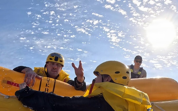 732nd Airlift Squadron water survival training