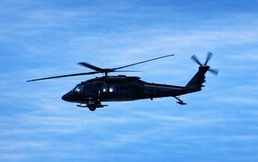 Minnesota National Guard UH-60 Black Hawk supports training operations at Fort McCoy