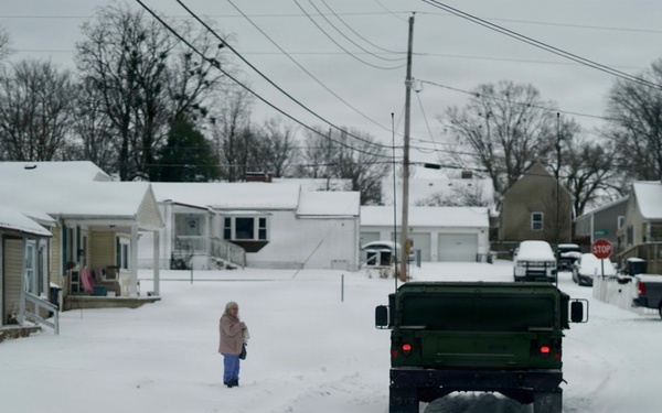Kentucky Army National Guard Soldiers support Winter Storm Fern Recovery