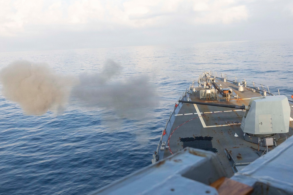 USS Michael Murphy conducts routine operations