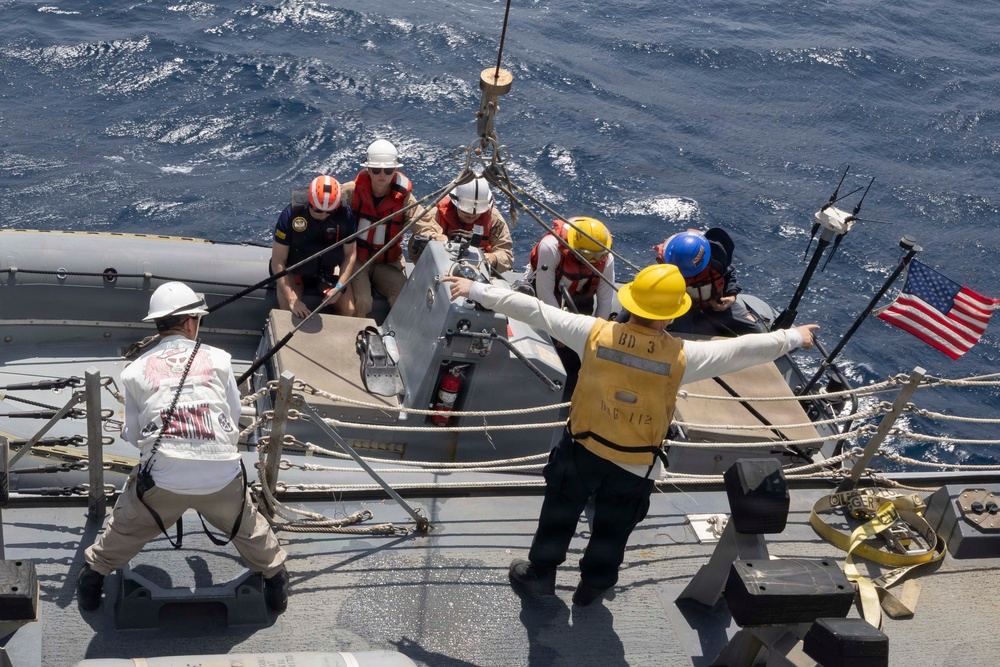 USS Michael Murphy conducts routine operations
