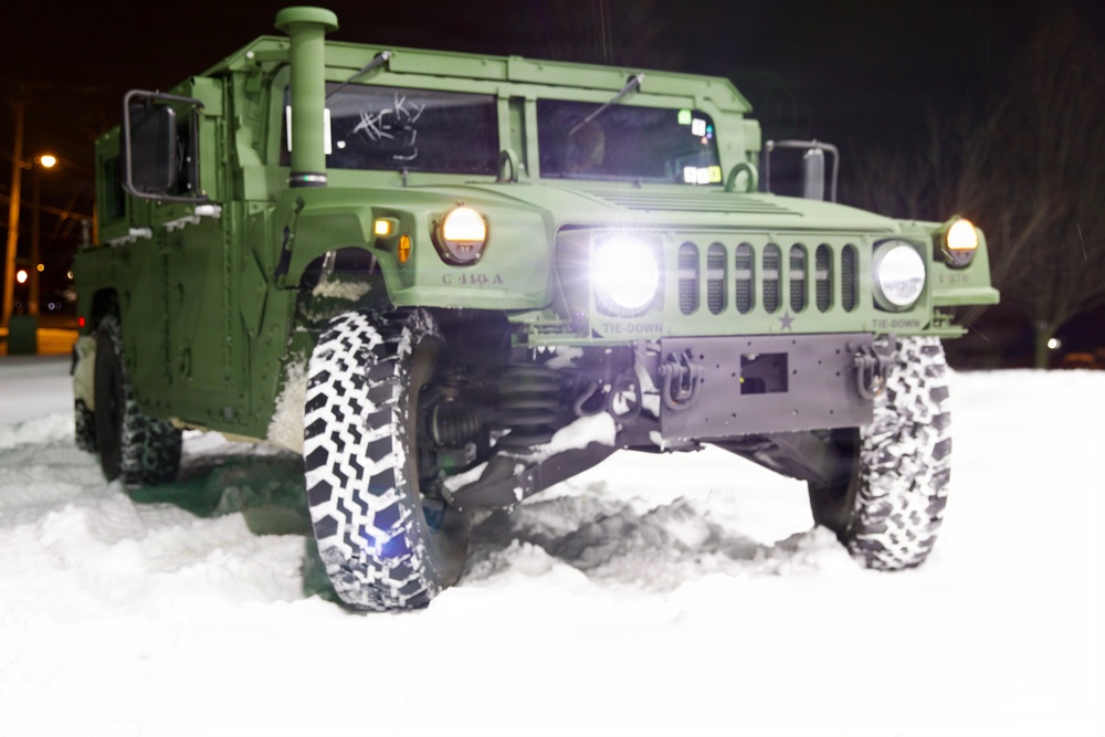 Kentucky Army National Guard Soldiers support Winter Storm Fern Recovery