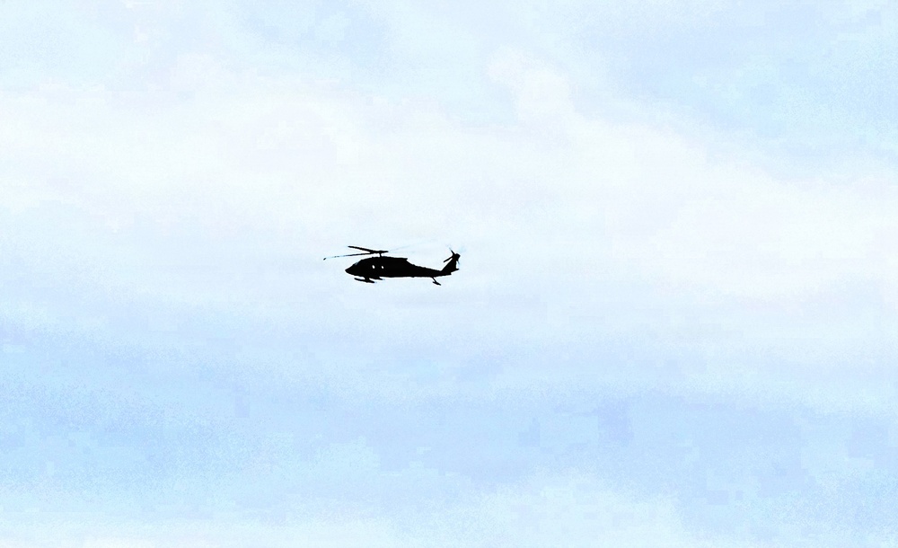 Minnesota National Guard UH-60 Black Hawk supports training operations at Fort McCoy