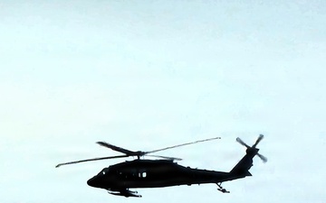 Minnesota National Guard UH-60 Black Hawk supports training operations at Fort McCoy